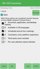 New Real Cisco 700-505 Exam Questions and Answer