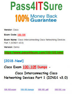 pass4itsure 100-105 dumps