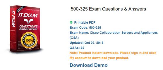 Share the latest Cisco 500-325 exam dumps and PDF for free | pass4itsure